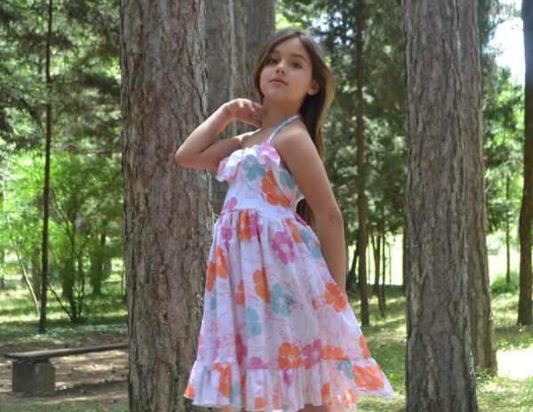 Ruffle dress Floral dress Girls sundress Toddler dress Summer dress Flower dress Party outfit Girls gift ideas Birthday dress Spring dress