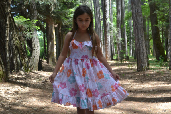 Ruffle dress Floral dress Girls sundress Toddler dress Summer dress Flower dress Party outfit Girls gift ideas Birthday dress Spring dress